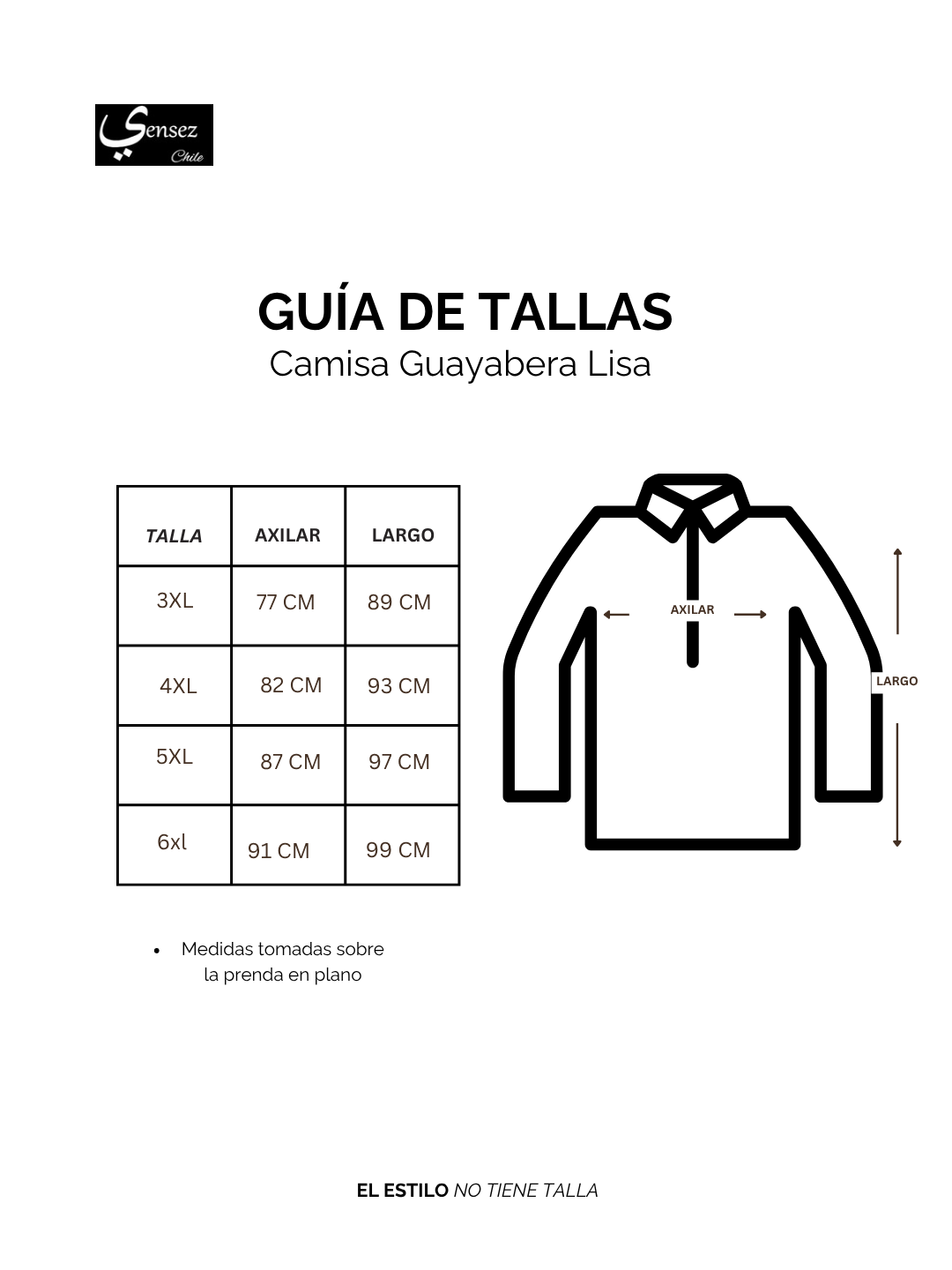 Camisa Hombre Guayabera Lisa Azul Marino