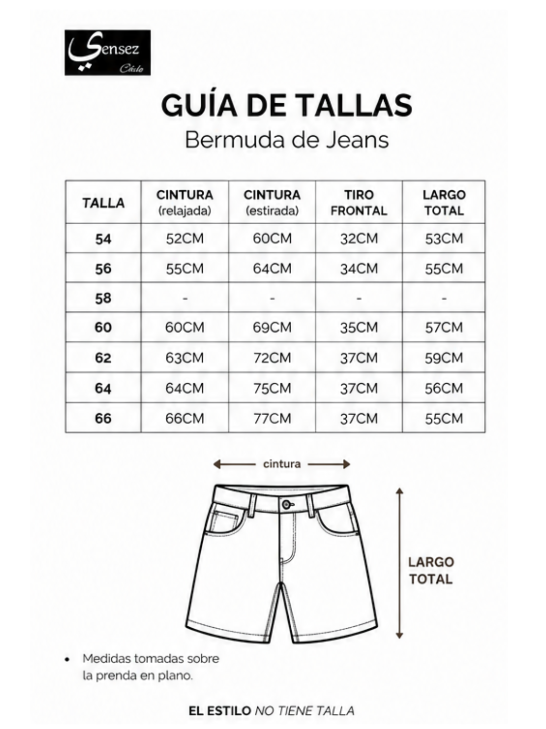 Bermuda Hombre Denim Azul Marino Regular Fit