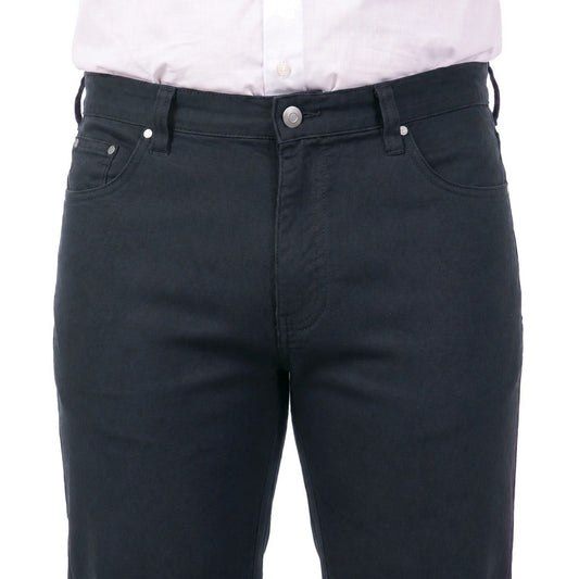 Pantalón Hombre 5 Bolsillos Spandex Regular Fit Azul Marino