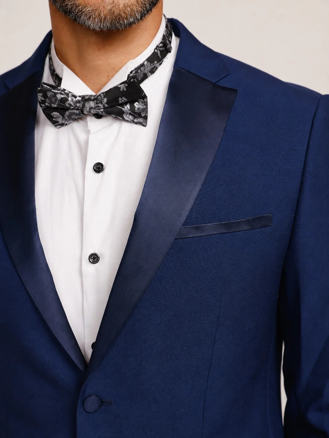 Smoking Hombre Slim Fit Azul Cobalto AC