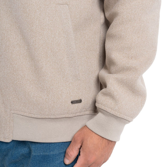 Chaqueta Bomber Hombre Look Lana Acolchada