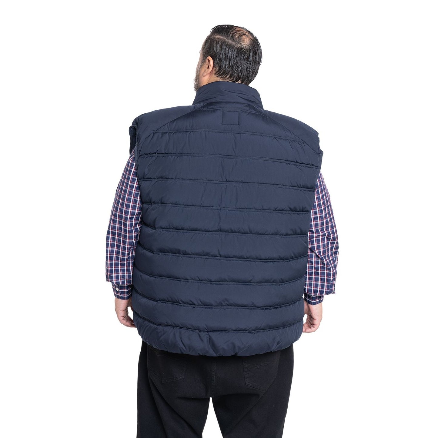 Parka Hombre Sin Mangas Acolchada Azul Marino - Sensez