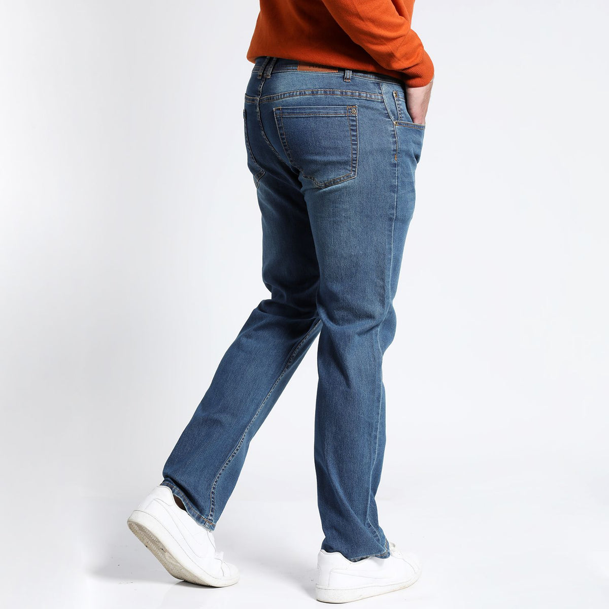 Pantalon Hombre Jeans Azul Slim Fit PT