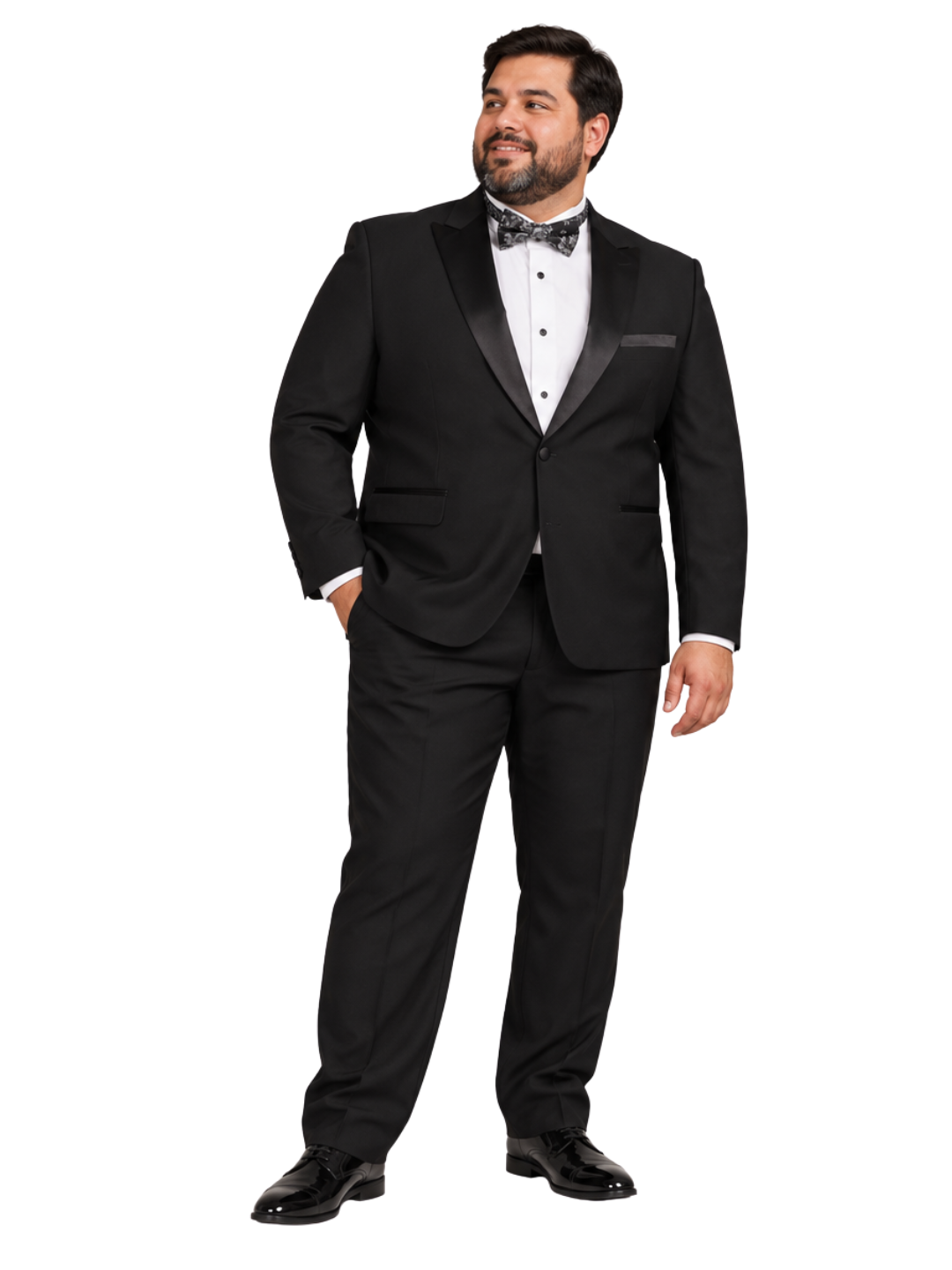 Smoking Hombre Slim Fit Negro AC
