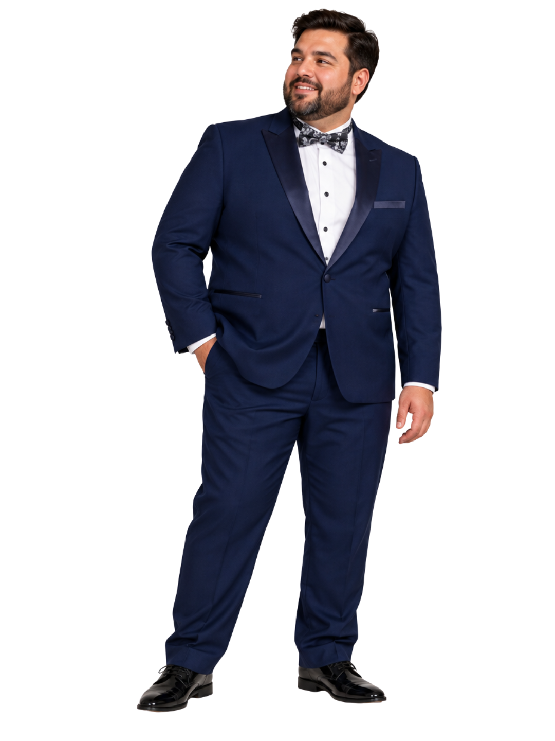 Smoking Hombre Slim Fit Azul Cobalto AC
