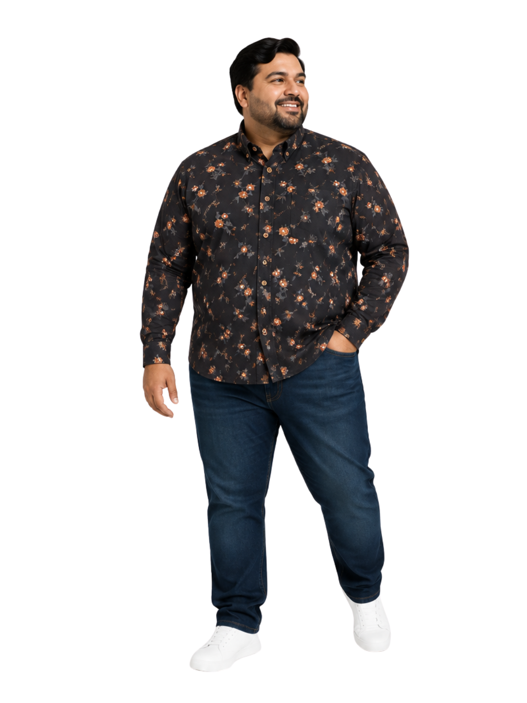 Camisa Hombre Diseño Spring Manga Larga Slim Fit