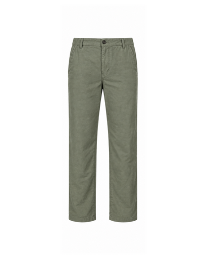 Pantalon Hombre Lino Verde SG