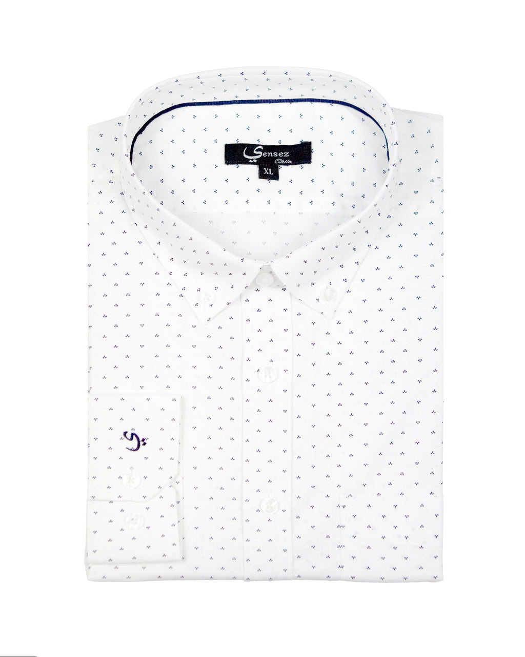 Camisa Hombre Greco Sport Blanco Con bolsillo