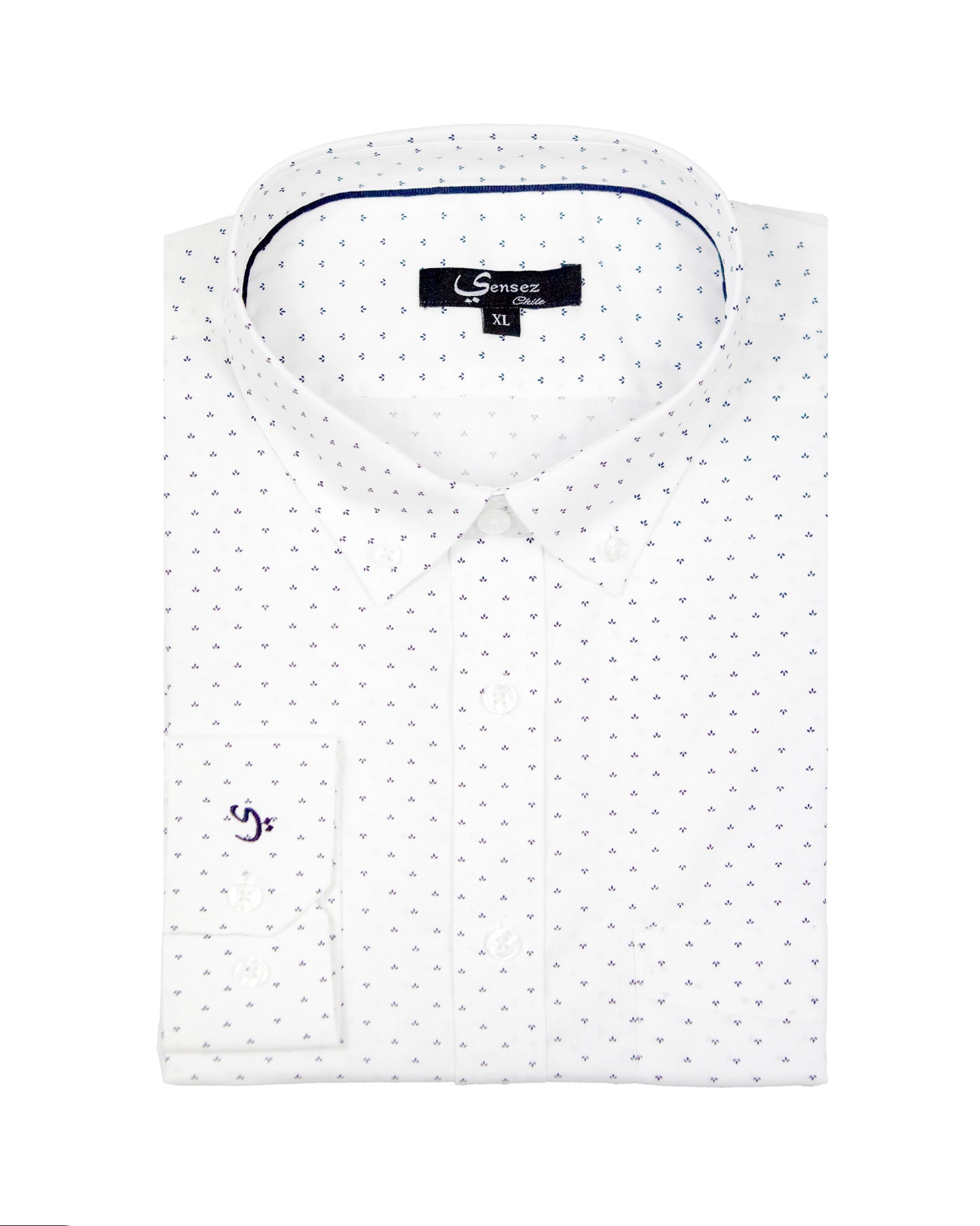 Camisa Hombre Greco Sport Blanco Sin bolsillo - Sensez