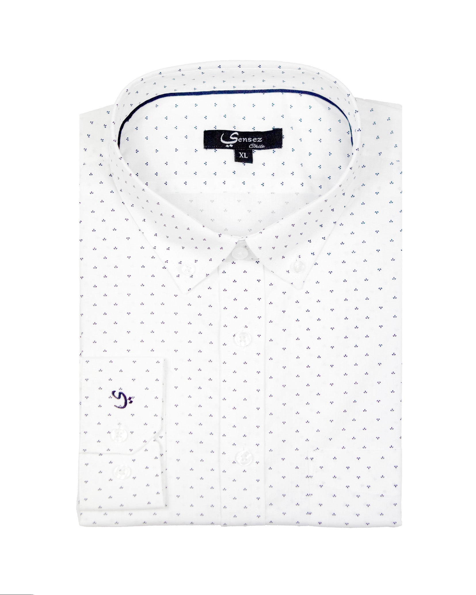 Camisa Hombre Greco Sport Blanco Sin bolsillo - Sensez