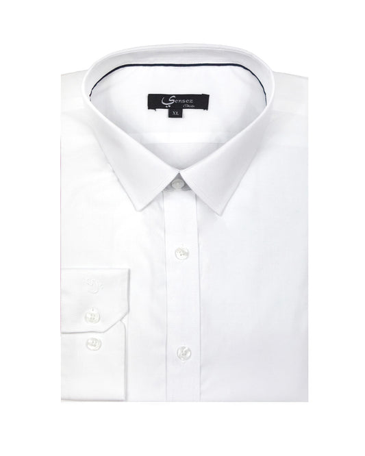 Camisa Hombre Reactive Blanca Sin Bolsillo - Sensez