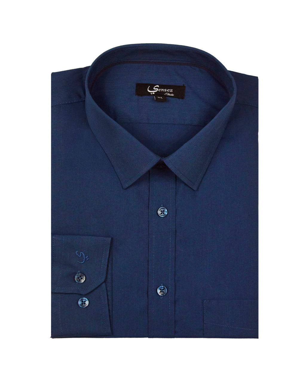 Camisa Hombre Trevira Azul Marino