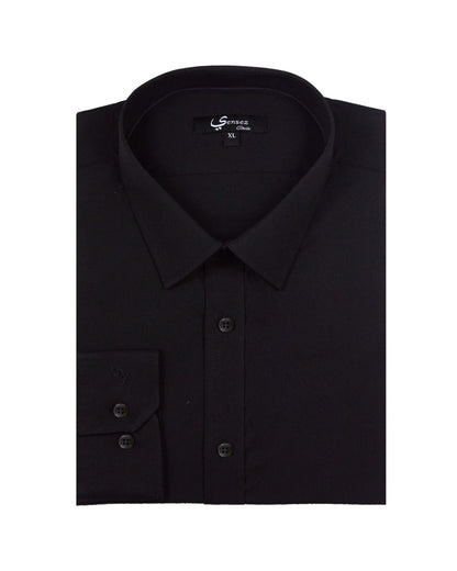Camisa Hombre Reactive Negra Con Bolsillo - Sensez