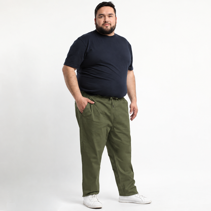 Pantalon Hombre Jogger Verde Slim Fit