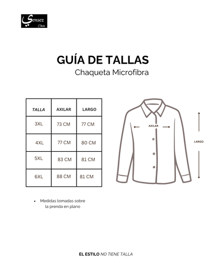 Chaqueta Hombre Microfibra Beige