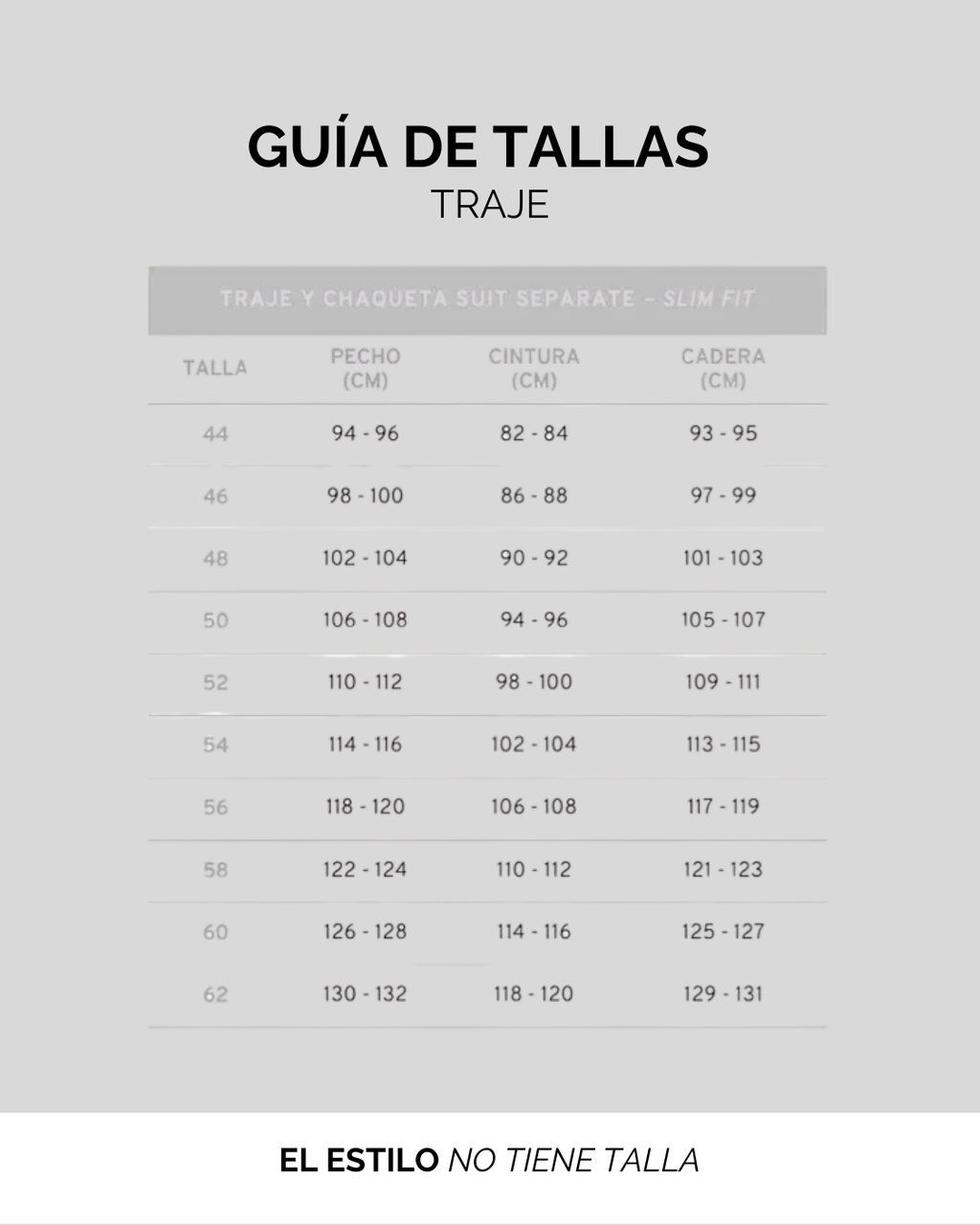 Traje Hombre Clásico Negro