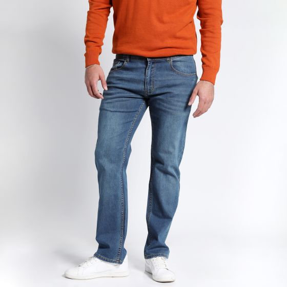 Pantalon Hombre Jeans Azul Slim Fit PT