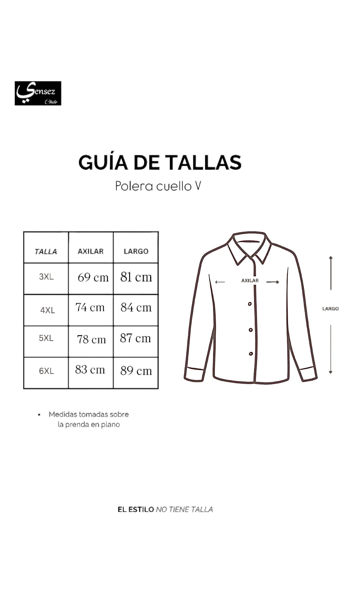 Polera Hombre Cuello V Blanca