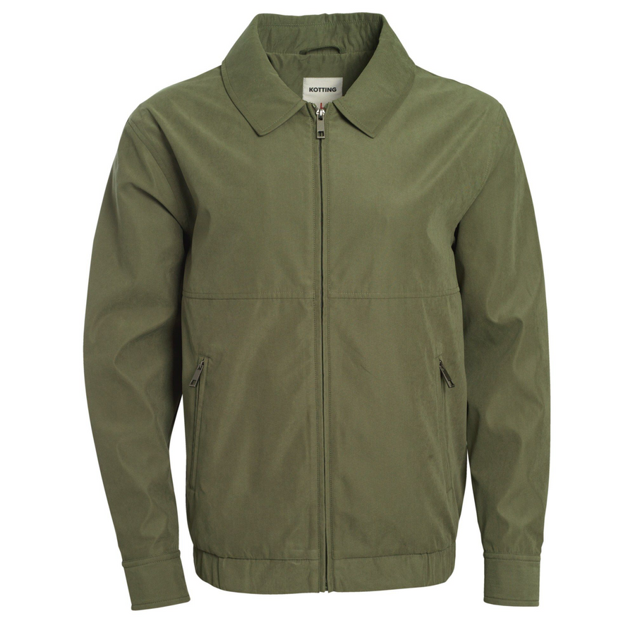 Chaqueta Hombre Microfibra Oliva Claro