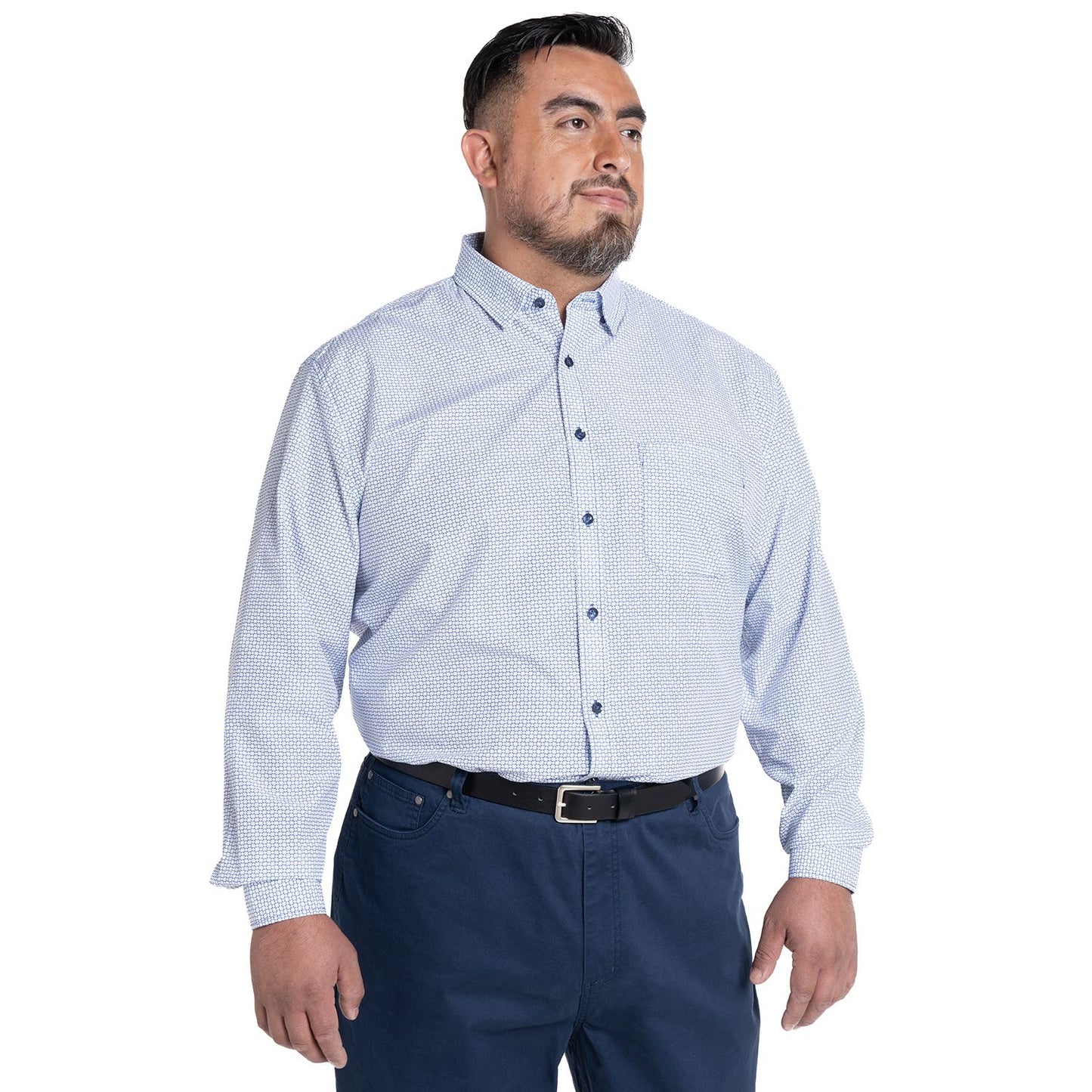 Camisa Hombre Diseño Fantasia Azul KT - Sensez