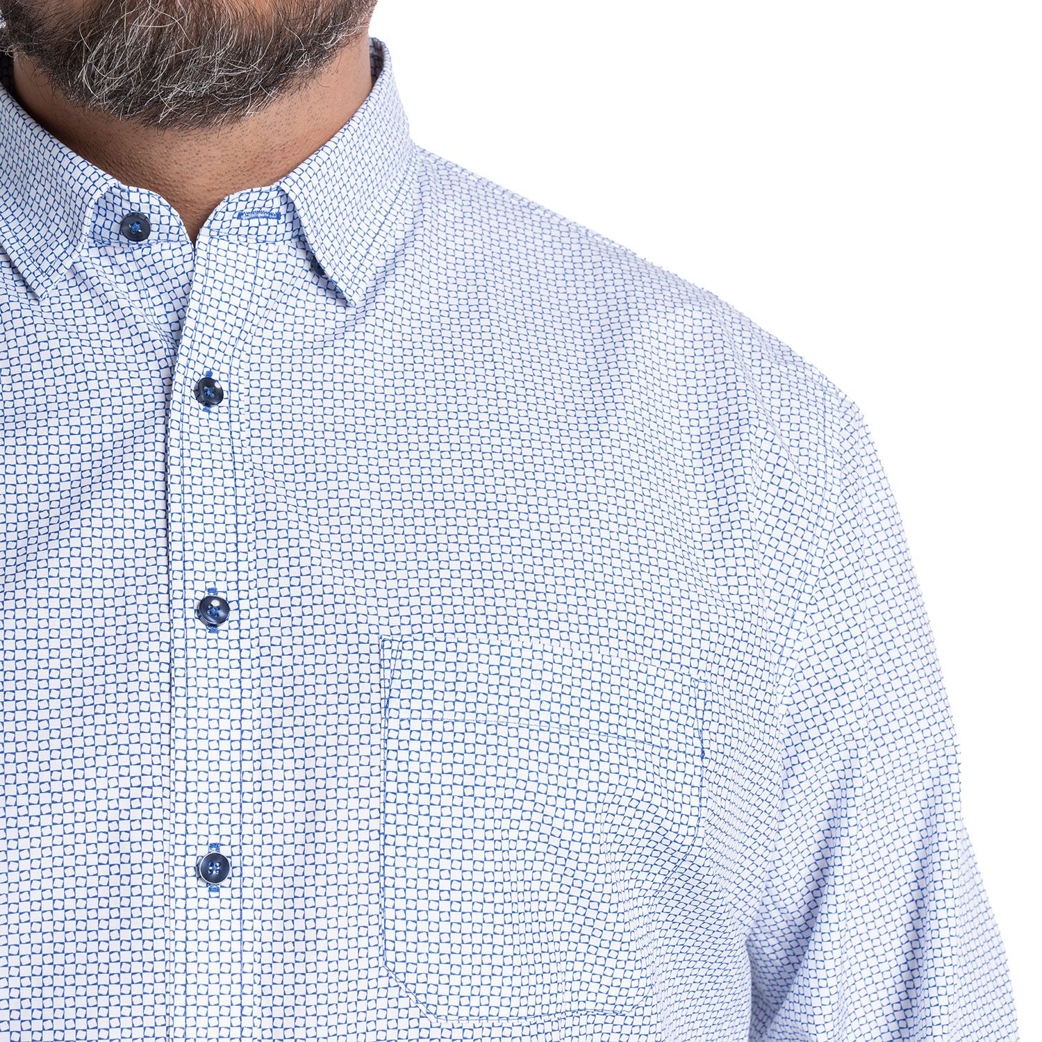 Camisa Hombre Diseño Fantasia Azul KT - Sensez