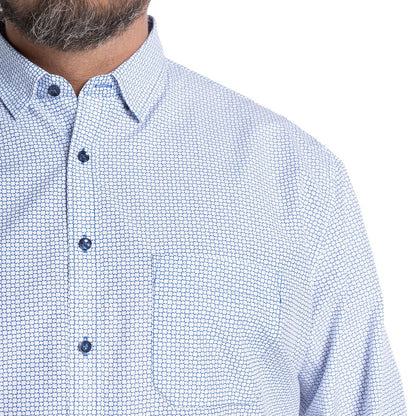 Camisa Hombre Diseño Fantasia Azul KT - Sensez