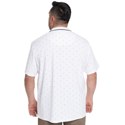 Polera Piqué Hombre Blanco con Diseño - Sensez