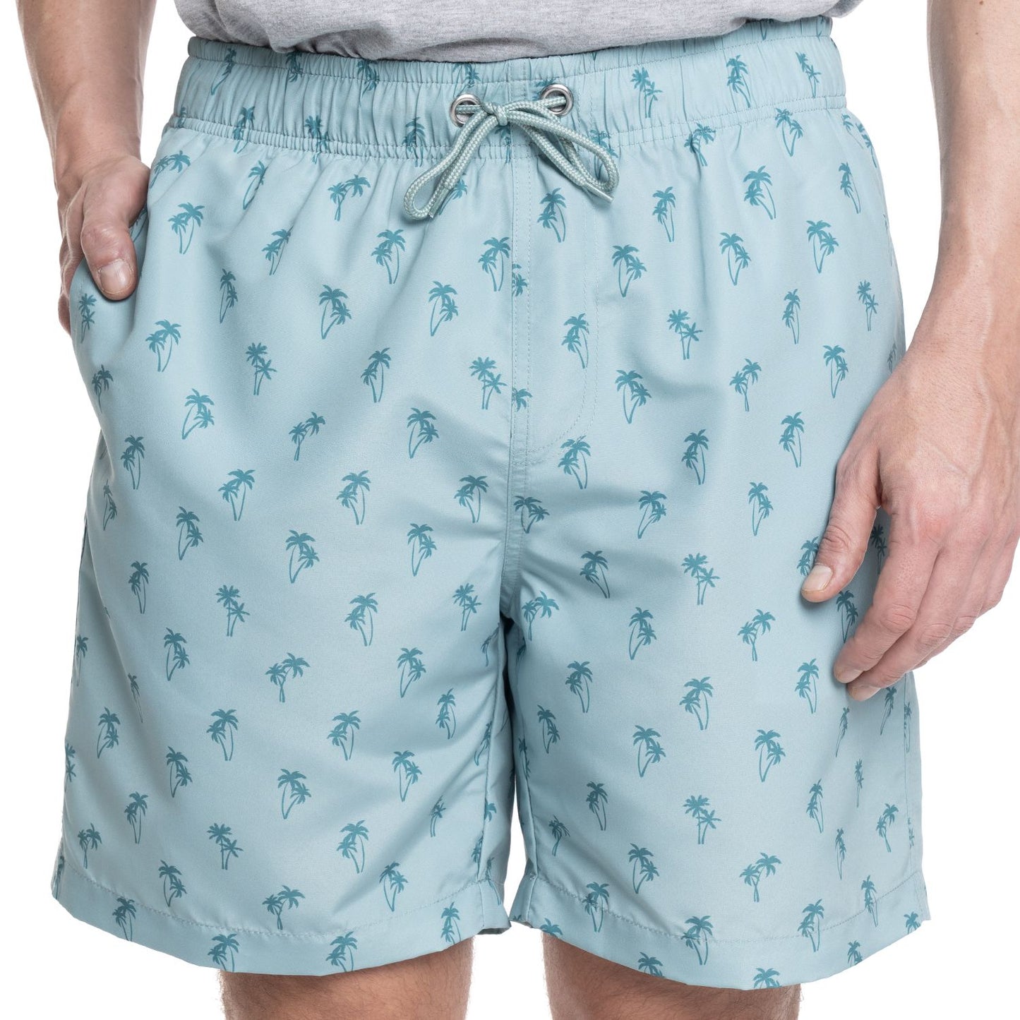 Traje de Baño Hombre Verde Agua con Diseño - Sensez