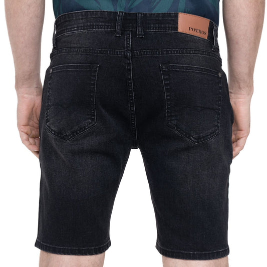 Bermuda Hombre Jeans Negro PT - Sensez