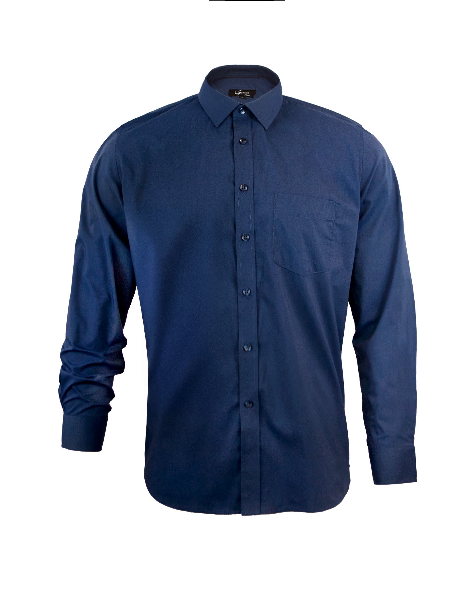 Camisa Hombre Trevira Azul Marino