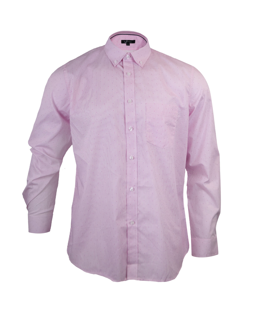 Camisa Hombre Alfaro Sport Rosado Sin Bolsillo
