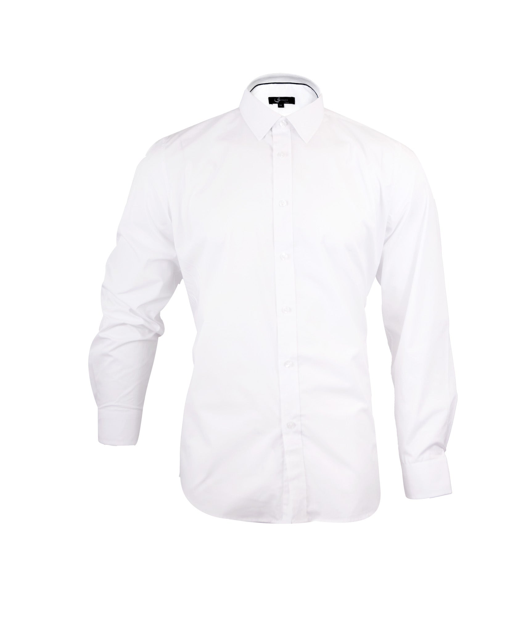 Camisa Hombre Reactive Blanca Sin Bolsillo - Sensez