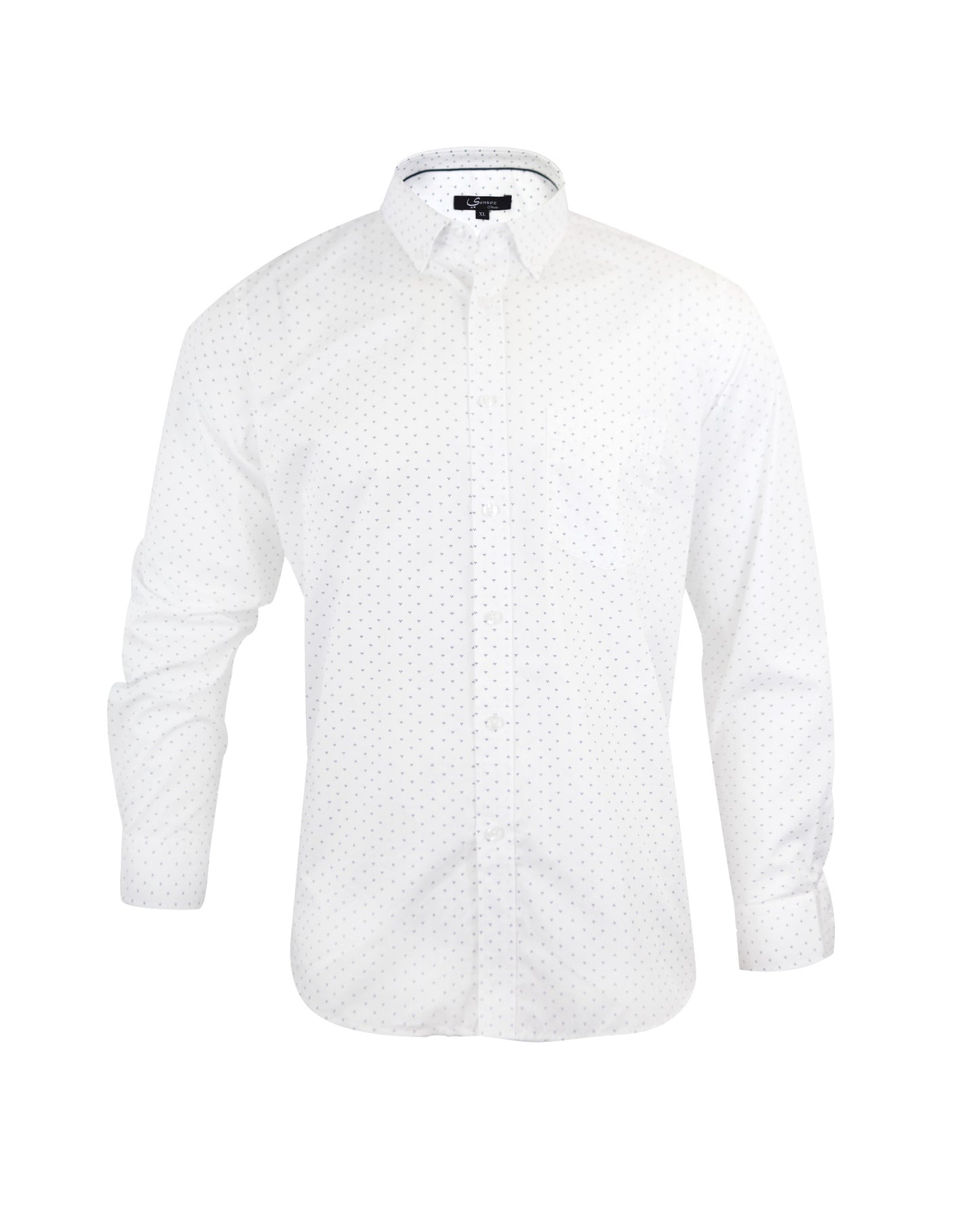 Camisa Hombre Greco Sport Blanco Sin bolsillo - Sensez