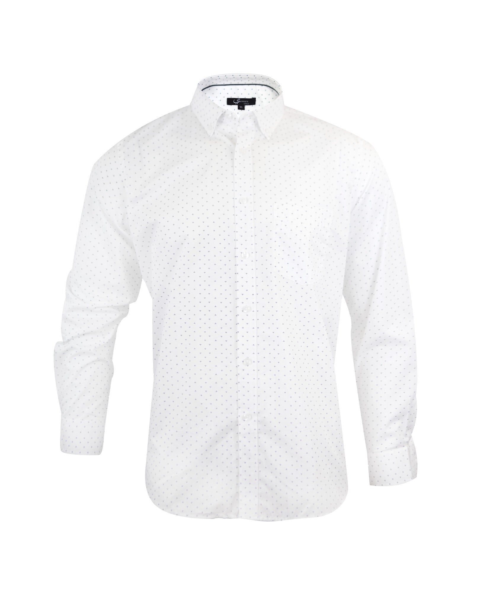 Camisa Hombre Greco Sport Blanco Sin bolsillo