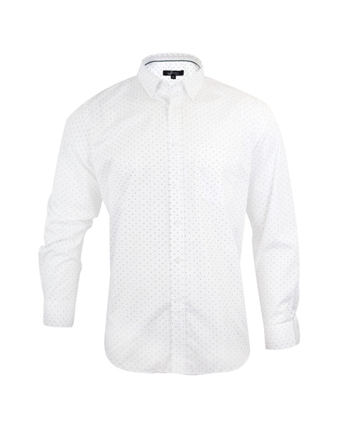 Camisa Hombre Greco Sport Blanco Con bolsillo
