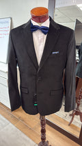 Blazer Hombre Micro Cotelé Mil Rayas Black