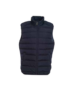 Parka Hombre Sin Mangas Acolchada con Gorro Azul Marino