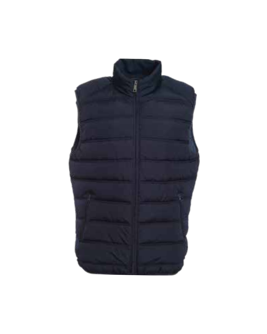 Parka Hombre Sin Mangas Acolchada con Gorro Azul Marino