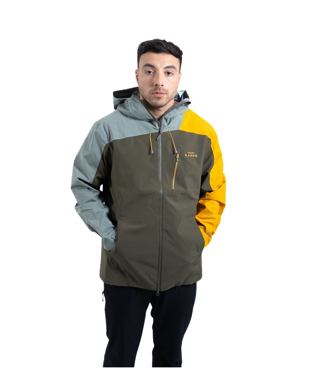 Parka Hombre Impermeable Ventisquero 10K Verde | 4-Way Stretch y Costuras Selladas
