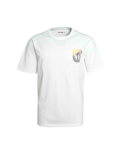 Polera Hombre Diseño Logo Blanco