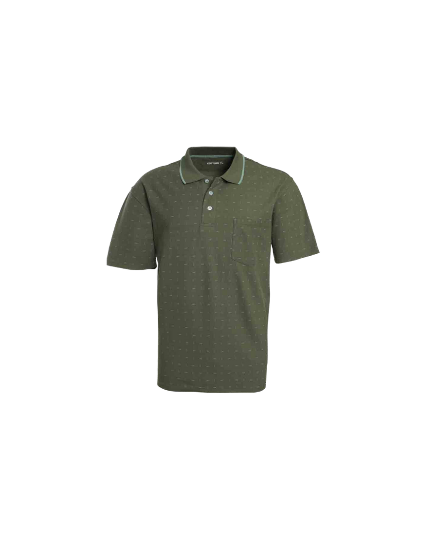 Polera Hombre Full Diseño Verde