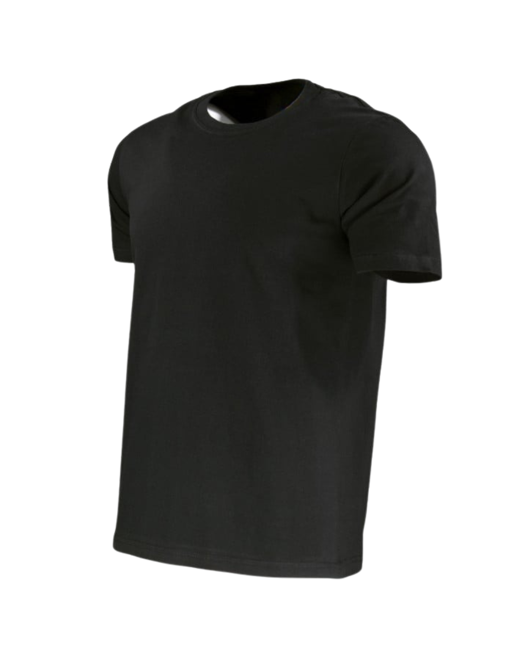 Polera Hombre 100% Algodón Negro