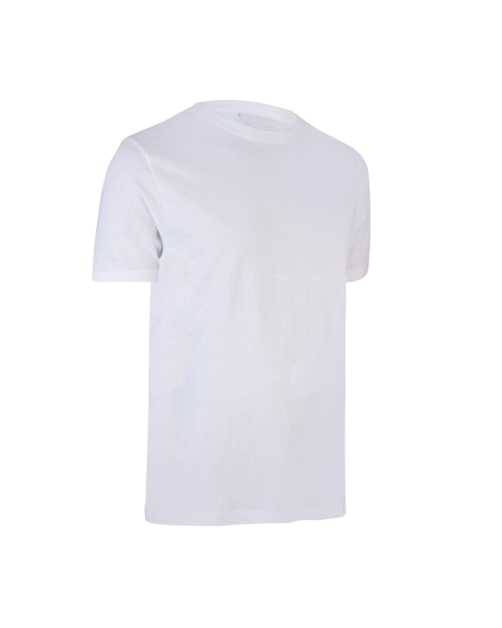 Polera Hombre 100% Algodón Blanca