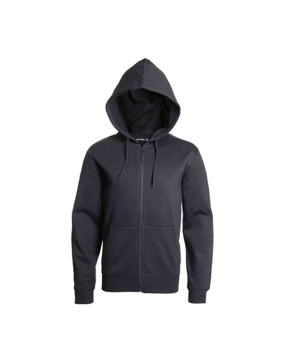 Poleron Hombre Full Zipper Negro
