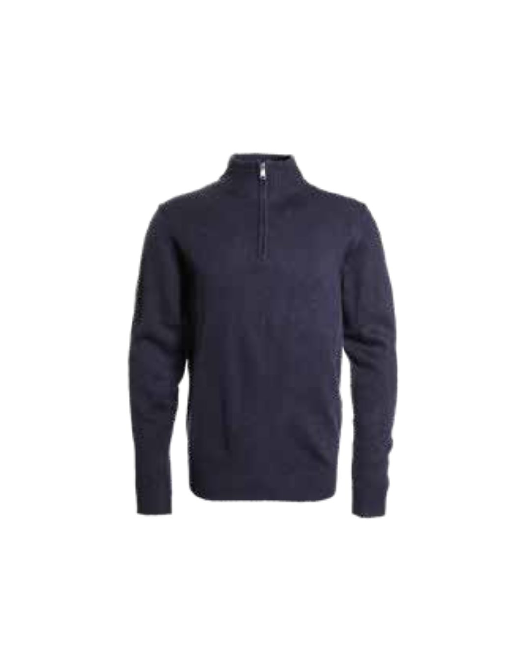 Sweater Hombre Medio Cierre Azul Marino