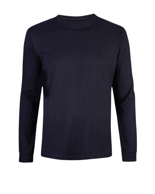 Polera Hombre 100% Algodón Azul Marino manga larga - Sensez