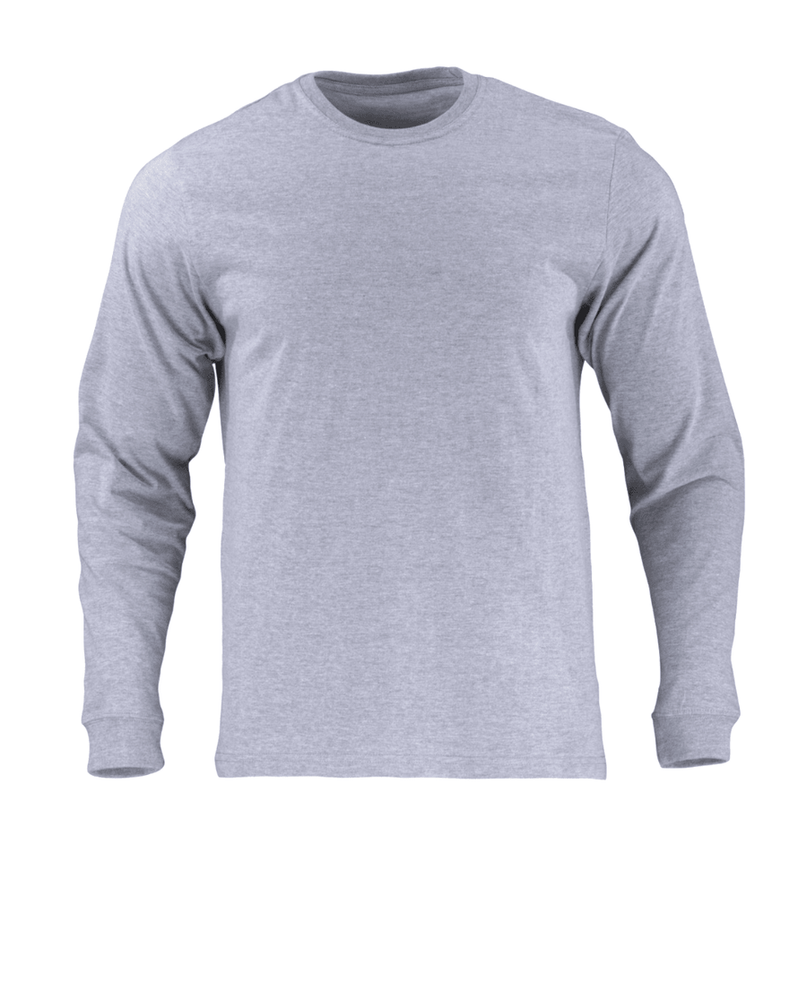 Polera Hombre 100% Algodón Gris manga larga - Sensez