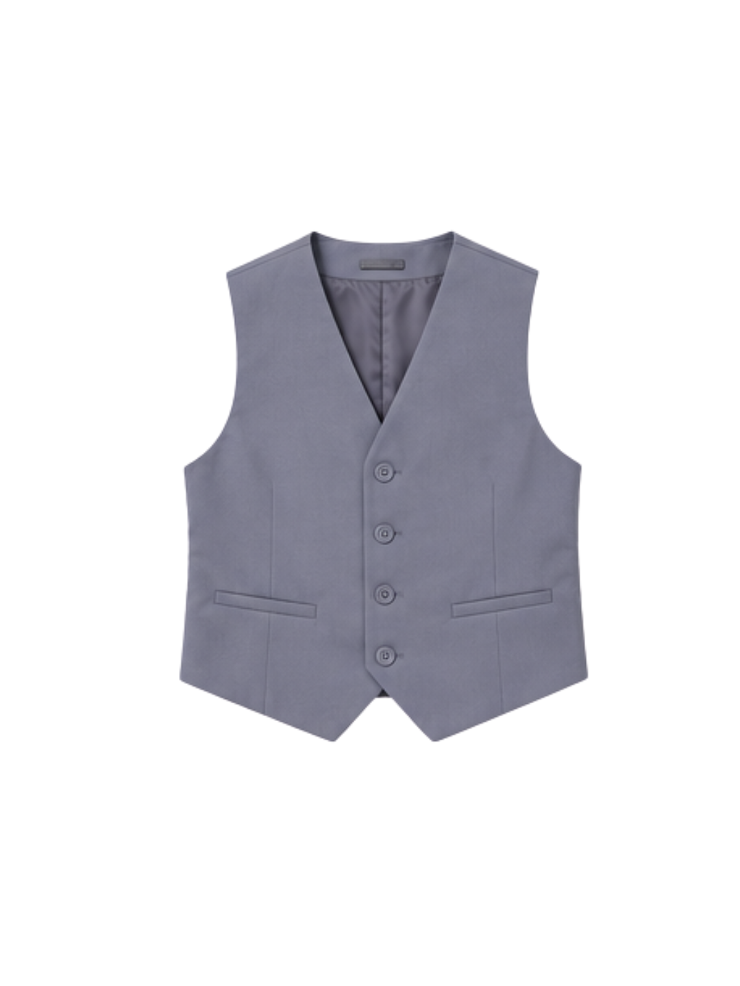 Traje de Niño 5 Piezas con Corbata Gris