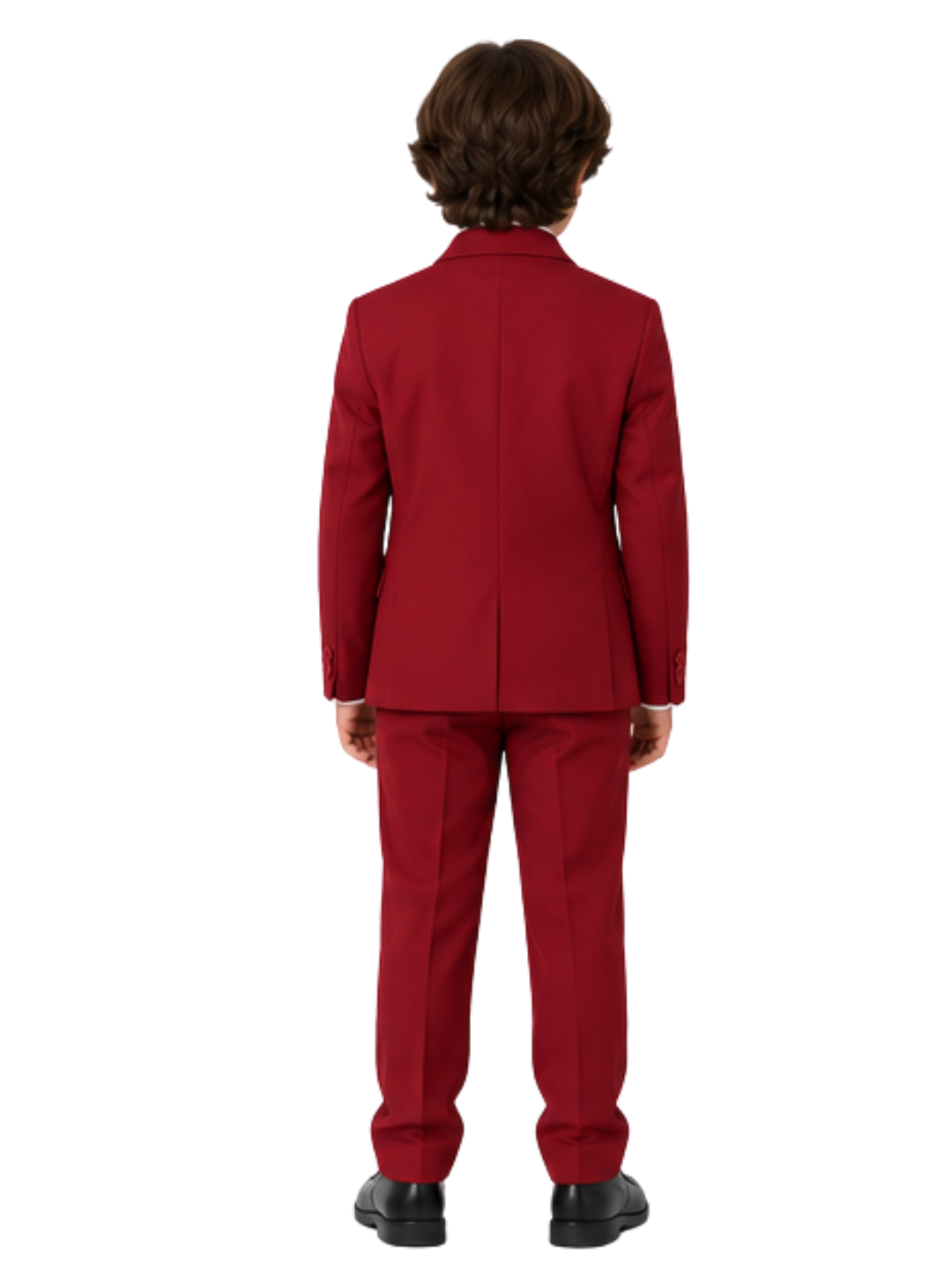 Traje de Niño 5 Piezas con Corbata Rojo