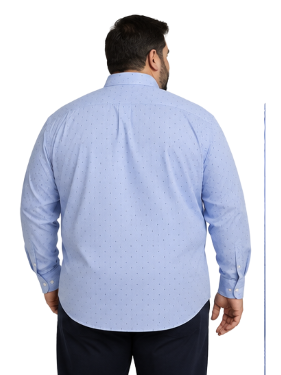 Camisa Hombre Silvino Azul Sport Sin bolsillo